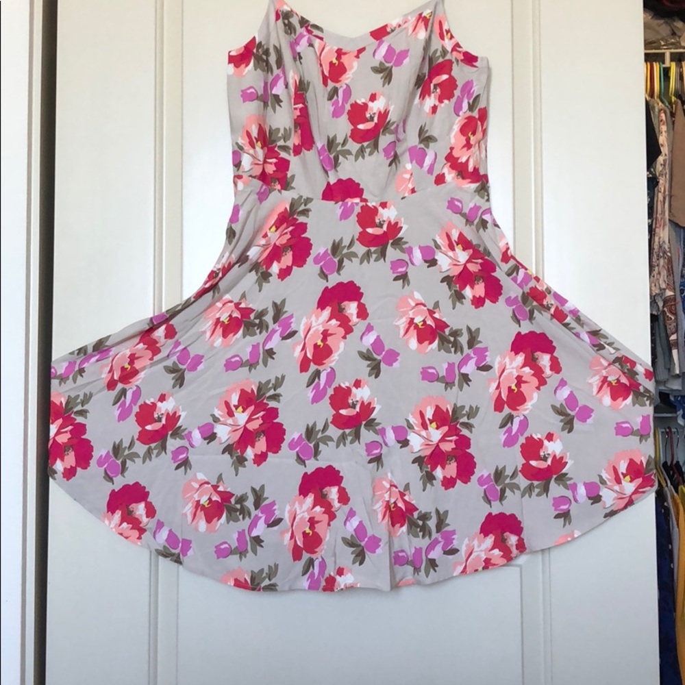 NWT OLD NAVY FIT AND FLARE TALL L DRESS